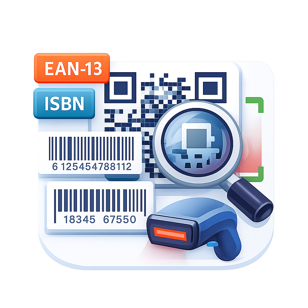 QR 및 온라인 바코드 디코더